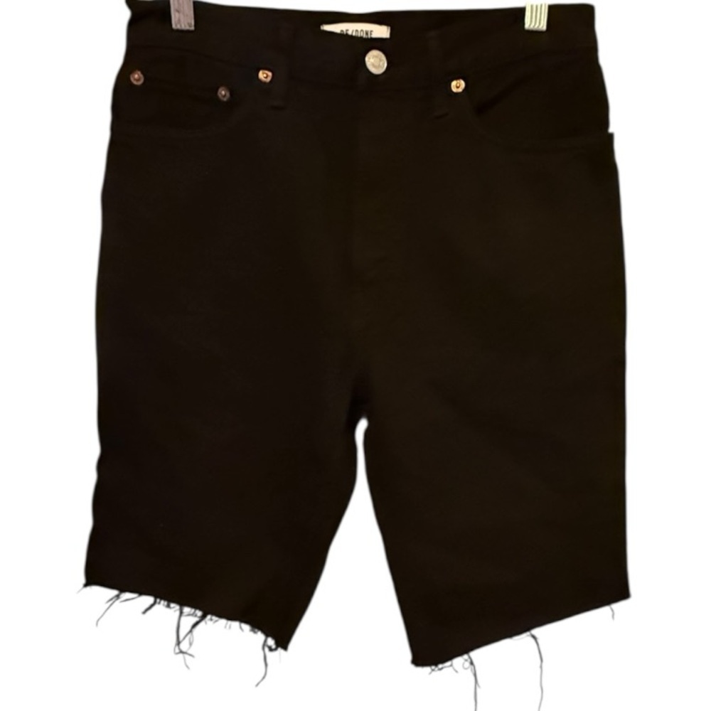 Re/Done Black‎ Cutoff Denim Shorts nwot